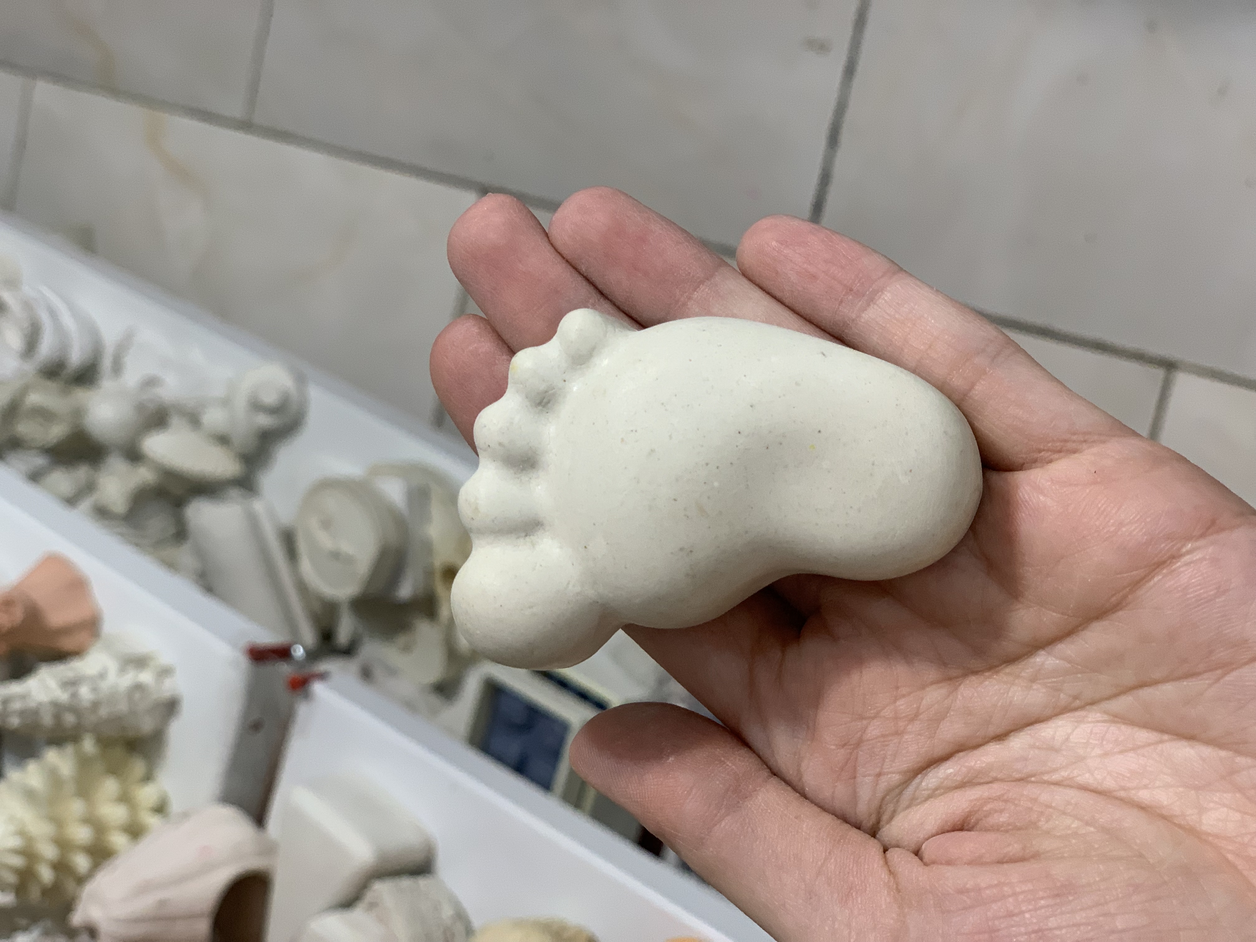 قالب سیلیکونی پا کودک